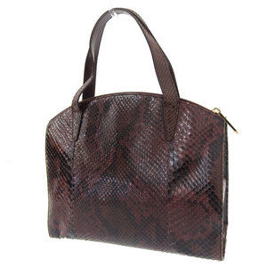 Gucci Series Python Bordeaux Handbag